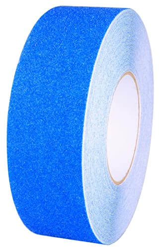 Gebildet 20m×5cm Rutschfestes Klebeband, Rutschfestes Klebeband zur Verbesserung des Griffs, Starker Sicherheitsaufkleber für im Innen- und Außenbereich, Blau