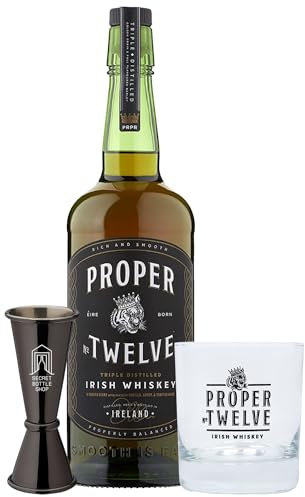 Proper No. 12 Whisky With Branded Whisky Glass & Secret Bottle Shop Jigger | Ideal Whisky Gift