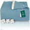 SE SOFTEXLY Kuscheldecke Baumwolle 100%, 4-lagige Weiche Kuscheldecke Musselin Tagesdecke, Bett-Überwurf Sommerdecke Sofadecke Wohndecke für Ganze Saison als Sofaüberwurf Hellblau Blanket 150x200cm