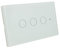 Interruttore Da Parete WiFi, 3 In 1 WiFi 2.4G + RF 433 Mhz + Tasto Touch, Compatibile Con Amazon Alexa e Google Home, Pannello Smart Intelligente Per Scatola 503 Italiana (Bianco, 3 Tasti Touch)