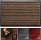 LucaHome - Felpudo Nevada Entrada a Casa Antideslizante, Impermeable, Lavable, Antibacterias Para Interior y Exterior - Pasillo, Cocina, Dormitorio (Marrón, 40 x 60 cm)