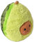 TE-Trend XXL Plüsch Tier Avocado Plüschtier Kissen Toy Lebensmittel Kuscheltier Frucht Früchtekissen AVO Cado 60cm Mehrfarbig