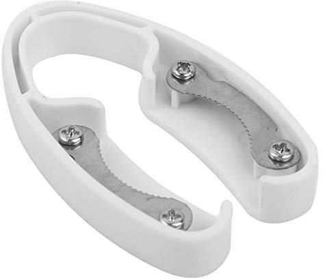 capsule à Vin Magnétique, Lames en Acier Inoxydable pour Bouteilles de Vin capsule à Double Lame Accessoires D'ouverture de Bouteille de Vin Ouvre-bouteille de Vin Facile(blanc)