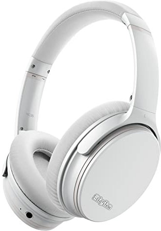 Srhythm NC35 Noise Cancelling Wireless Headphones Bluetooth 5.0, Foldable Over Ear Headset with Build-in Mic,50+ Hrs Playtime,Multi-Point Bluetooth Connection Voice Call (Renewed)