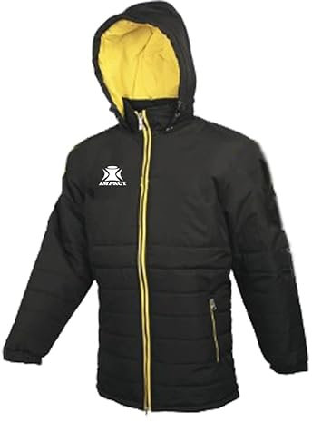 Impact Rugby Herren Cold Jacke, Schwarz, 5XS