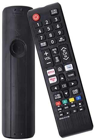 Universal für Samsung Fernbedienung, Smart Remote BN59-01315B für Samsung Smart TV LCD LED UHD QLED 4K HDR TVs Alle, mit Netflix/Rakuten/Prime Video Button