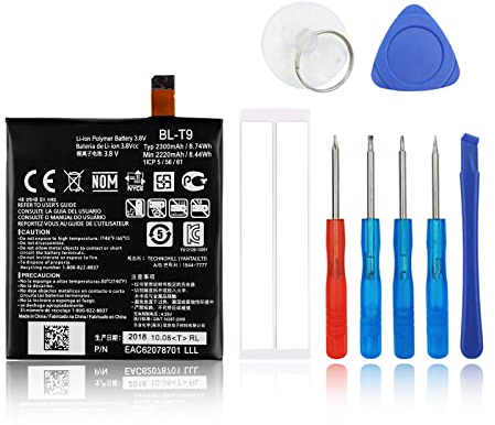 SwarKing Ersatz Akku Kompatibel mit LG Google Nexus 5 LG D820 D821 BL-T9 with Toolkit