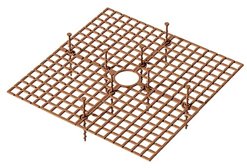 2 Pièces Grille de Protection pour Pot de Fleurs, Grille Protection Plante 30 cm Découpable, Carré Brun Grille pour Pot de Fleurs pour Chiens, Chats, Enfants, Animaux de Compagnie