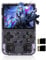 RG353V Pocket Console pantalla táctil IPS de 3,5 pulgadas, Dual OS Android 11 and Linux System, Support 5G WiFi 4.2 Bluetooth Moonlight Streaming HDMI Output Built-in 64G SD Card (Morado Transparente)