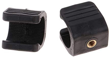 Mealoodiousmusea 2 Pieces U Shaped Flashlight Clip Mount Clamp for Fishing Light Lamp Tripod