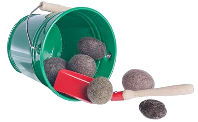 Jamso Design DIY-Pferdeäppel-Set Holzpferd Gartenpferd Schaukelpferd Pferdeäpfel