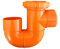 Sifone verticale aperto in pvc - Diametro 80