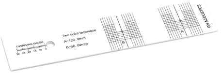Alnicov Turntable Phono Cartridge Alignment Calibration Gauge LP Stylus Alignment Protractor Tool for Turntable Parts