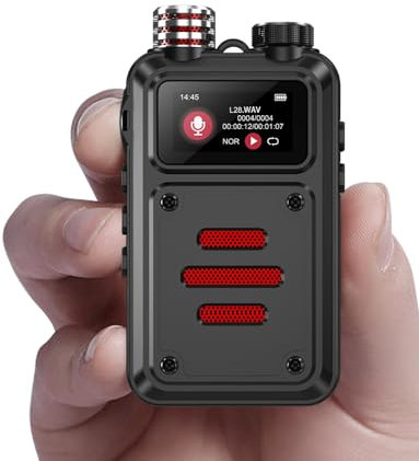 Fikyra digital recorder to capture every moment - easy to operate, long battery life, fast storage speed unique shape, classroom, interviews (32G)