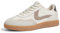 LUCKY STEP Baskets Femme Rétro – Sneakers Mode Classiques, Antidérapants et Confortables pour Marche et Skate (Beige/Gris, 11US-42EU-9UK)