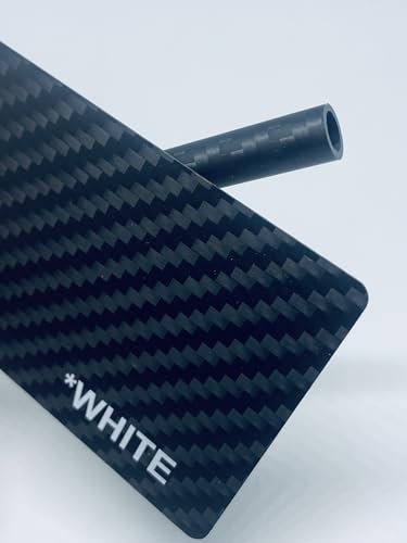 Snuff Carbon Fibre Card and Snorting Straw Kit