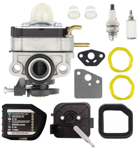 753-06258A Vergaser-Tune-Up-Kit für Ryobi RY252CS RY253SS RY251PH RY254BC MTD 753-06258 2 Zyklus 25cc Gas Craftsman Grubber Rasentrimmer Motorsense # 307160001 316299372 3 167733 800 Stück