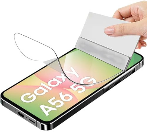 2 Stk Hydrogel Film für Samsung Galaxy A56 5G 6.7 Hochempfindliche Schutzfolie Explosionsgeschützt Flexible Transparente TPU-Displayschutzfolien KEIN gehärtetes Glas