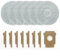 Bolsas de repuesto para mopa Roomba Plus 405 para Combo / 505 para combo lavables y reutilizables de microfibra, almohadillas de repuesto para mopa