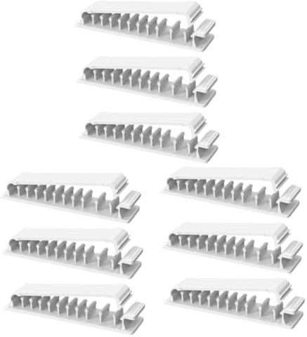 SHINEOFI 3 Sätze Selbstklebende Kabelclips Kabelhalter Für Kabelmanagement Slots Organizer Für Datenkabel Ohrhörerkabel Netzwerkkabel Für Schreibtisch Und Zuhause 3 Stück * 3