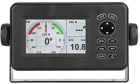 Tbest 528A 4,3-Zoll-Farb-LCD-Marine-GPS-Navigator mit AIS-Transponder-Kombination für Boote, Fischereifahrzeuge und Sportboote ABS-Material. Bildschirmgröße Inklusive