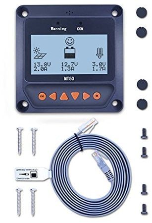 EPEVER MT50 LCD Display Remote Meter Kompatibel mit MPPT Solar Controller wie Tracer-BN Tracer-AN LS-B LS-BP VS-BN eTracer iTracer