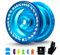 YOSTAR K1 Plus Reaktionsschnelles JoJo für Kinder Anfänger, Pro Yoyo Professionelles Kunststoff Yoyo mit Jo Jo Fall + Yo-Yo Handschuh + 12 Yoyo Schnüren (Kristallblau)