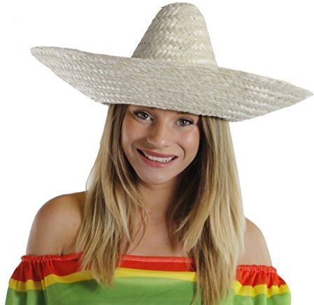 I LOVE FANCY DRESS FARBIGE SOMBREROS. Mexikaner HÜTE. IDEAL FÜR JUNGESELLENPARTYS ODER SOMMERFESTE GEEIGNET FÜR Frauen ODER MÄNNER Unisex. ERHALTBAR VERSCHIEDENEN STÜCKZAHLEN. 1-WEIßER Sombrero