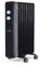 UNIVERSALBLUE Calefactor Eléctrico de Aceite Bajo Consumo | Radiador Aceite Negro 1500W | 9 Elementos Calefactores | 3 Potencias | Silencioso | Sistema de Seguridad | Termostato Ajustable