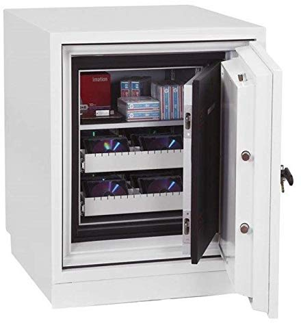 Phoenix Safe Datenschutztresor Data Care DS2003, Doppelbartschlüsselschloss mit 2 Schlüsseln, 120 Minuten Brandschutz, H77xB69xT72 cm, 222 kg