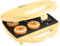 Bestron Gugelhupf Maker, Waffeleisen für 6 Gugelhupf, Sweet Dreams, Antihaftbeschichtung, 900 Watt, Farbe: Gelb