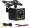 Camecho Telecamera di retromarcia con Super 12 LED Night Vision IP67 Telecamera di retromarcia impermeabile per auto 170° Grandangolare Visioni notturne Telecamere di retromarcia di backup