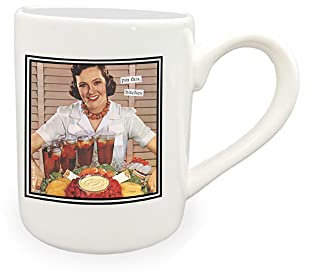 Boston International Anne Taintor Kaffeebecher aus Keramik, 340 ml, Pin This Bitches