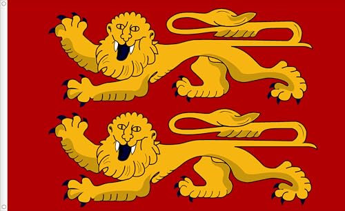 DRAPEAU DE NORMANDIE. FRANCE. QUALITÉ SATIN PREMIUM. DIMENSION 150X90 CM