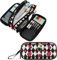 Fustylead Alice im Wunderland mit Schachbrett, großes Federmäppchen, Aufbewahrung, Stifteetui, Make-up-Tasche, Schreibwaren-Tasche für Schule, Uni, Büro, Organizer, Alice Schachbrett, Einheitsgröße,