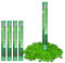 Krause & Sohn 4 Confetti Shooter Konfetti Kanone 60 cm lang Party Popper Geburtstag Hochzeit Deko Party-Deko Party-Zubehör (Grün)