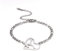 EUEAVAN Inspirierend Turner Armband Liebe Charms Gymnastik Armband Ballerina Sport Liebhaber Tanz Solo Gymnastik Team Schmuck Frau Trainer Tochter (silber)