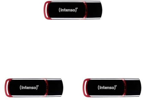 Intenso Business Line 32 GB USB-Stick USB 2.0 schwarz-rot (Packung mit 3)