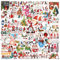COLOFALLA 60 Stück Gnome Weihnachtsaufkleber Weihnachtssticker Weihnachtsdeko Weihnachten Sticker Aufkleber Xmas Deko für Geschenke Kinder Christmas Geschenk Wasserdicht Wiederverwendbar