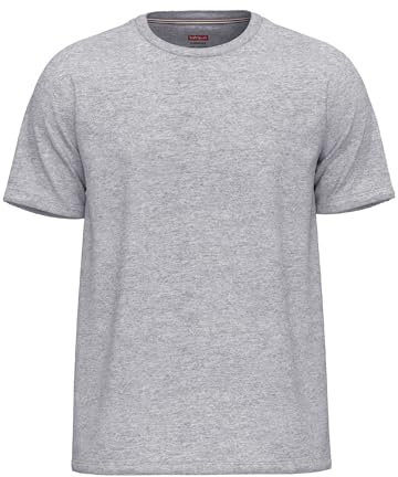 Mens Grey Tshirts Multipack Heather Grey Cotton tee Shirts Pack Plain Tshirt UK Clothing Soft Crew Neck t-Shirt Mens Casual t Shirts for Men Everyday fit Basic tee