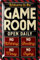 LANOLU Retro Blechschild Game Room Deko, Zocker Geschenke für Männer, lustige Gaming Deko als Dart Geschenk- für Pub und Dartkeller, 20x30cm