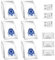 6 Pack Vacuum Cleaner Bags for Miele Hoover Bags Replacement, Compatible with Miele Complete C3, C1, C2, S227, S240, S270, S400, S2, S5, S8 Series, with 6 Air Clean Filter
