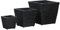 Vetnasa Conjunto de arriates 3 Piezas Jacinto de Agua Negro Casa y jardín, Jardín, Jardinería, Maceteros y jardineras Negro 5,5 KG