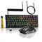ATTACK SHARK 3-in-1 Kabellose X68PRO HE-Tastatur&X11-Gaming-Maus&Spiral-C01PRO-Kombination,BT/2,4G/Wired, 8KHz-Magnetschalter mit Schnellauslöser,PixArt PAW3311-Sensor,22000 DPI,Maus Klebeband–Schwarz