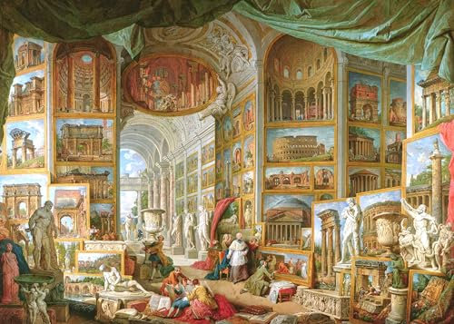 Puzzle für Erwachsene 1000 Teile Galerie Ansichten des Alten Roms 70 x 50 cm Puzzles für Erwachsene Pädagogisches Spiel Herausforderung Spielzeug 1000 Teile Puzzles für Erwachsene Kinder
