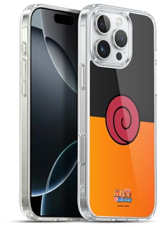 Head Case Designs Officially Licensed Naruto Shippuden Naruto Costume Iconic Gel Case [Military Grade Protection] Compatible with Apple iPhone 16 Pro Max and Compatible with MagSafe
