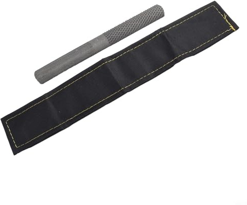 babominimer Lima 4 in 1 per la lavorazione del legno, 20,3 cm, in acciaio al carbonio, con superfici piatte e semicircolari, per modellare, intagliare e lucidare legno, plastica o gesso,