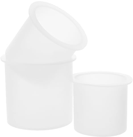 BESTonZON Lot de 3 Moules Ronds en Silicone pour Bougies Piliers Moules Cylindriques 60Mm 50Mm 40Mm de Bougies en Cire Résine et Loisirs Créatifs