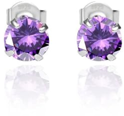 Boucles D'Oreilles Femme Clou, Boucle D Oreille Plaqué Or Blanc Zircone Cubique Homme Bijoux Cartilage Piercing
