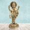 MohanJodero Elegante Messingstatue Lord Vishnu / Messing Lord Dhanvantari Statue / Messing Lord God of Ayurveda / Medizin Statue